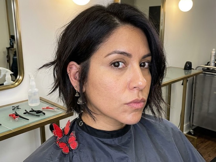 Razor-Cut Layered Bob With a Soft Tapered Perimeter