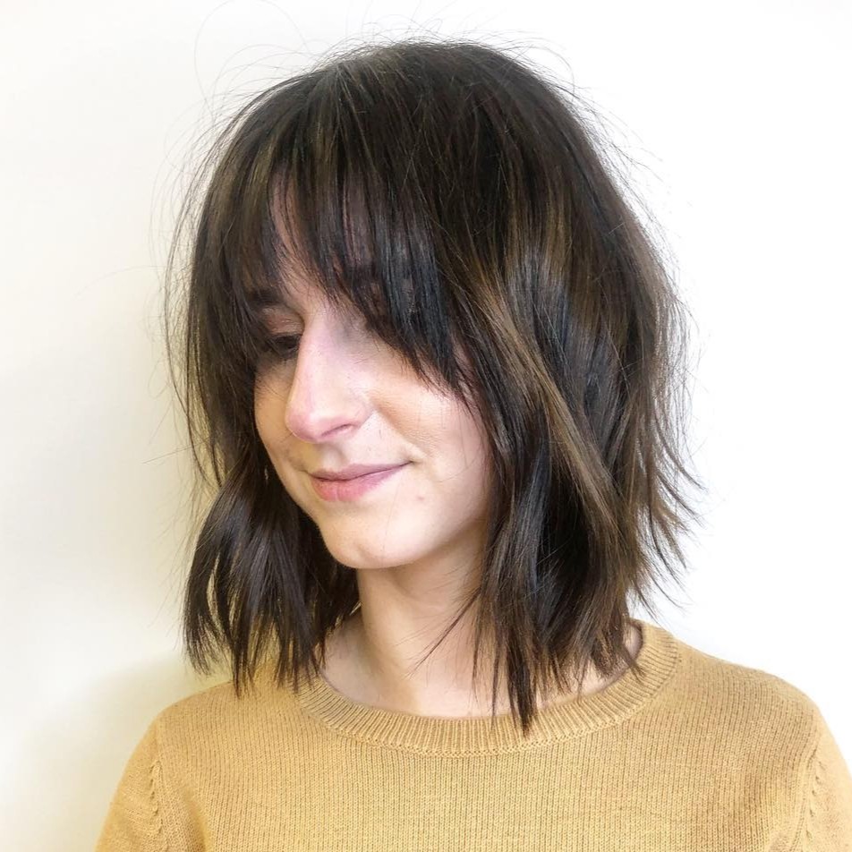 Shaggy Bob with Bangs