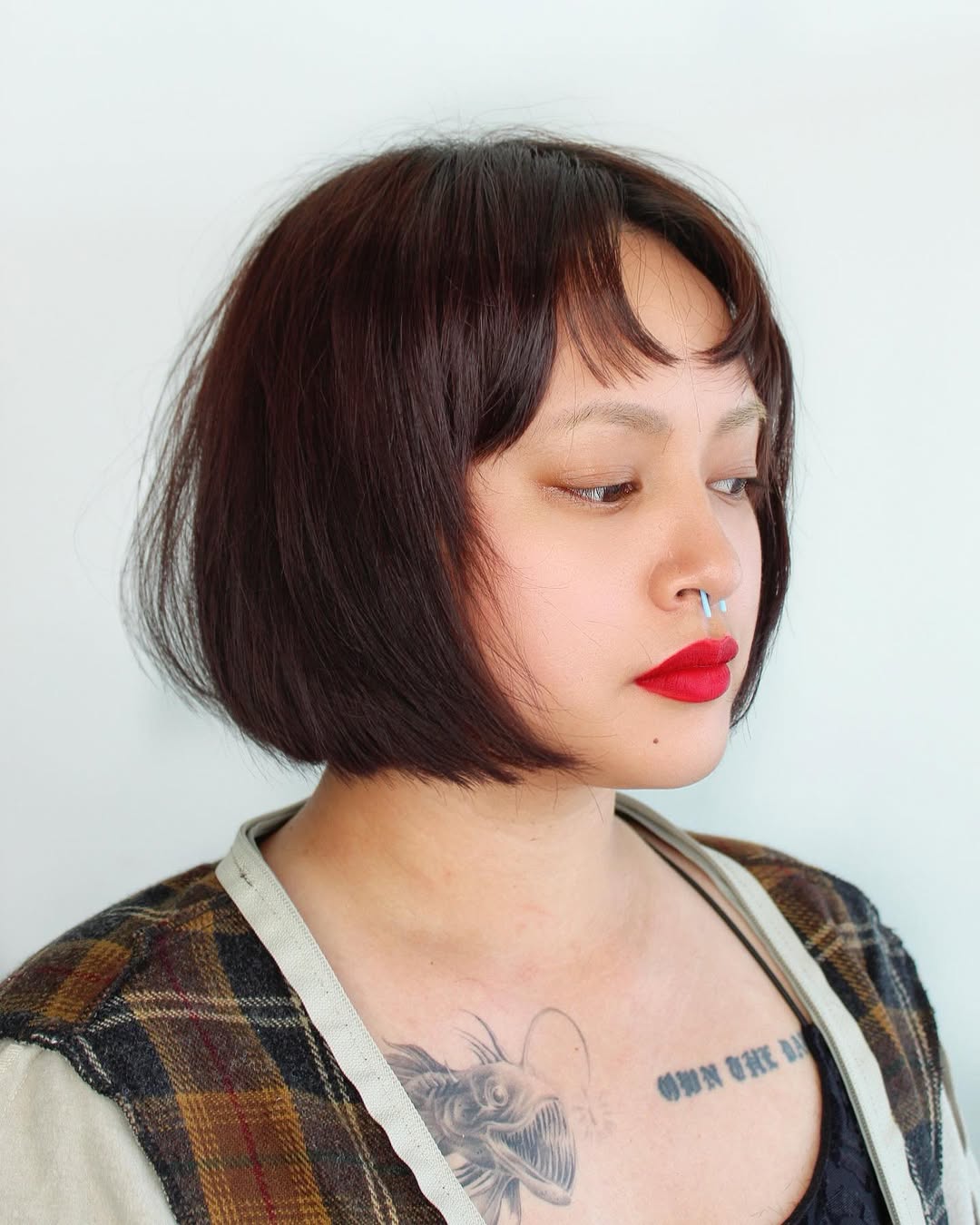 Textured Bob with Choppy Baby Bangs