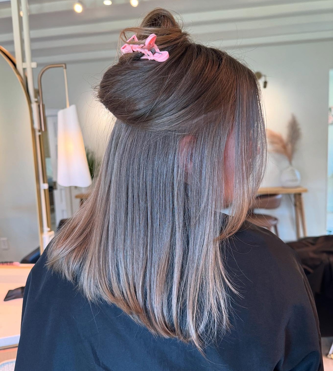 Medium-to-Thick Straight Hair Is the Ideal Match