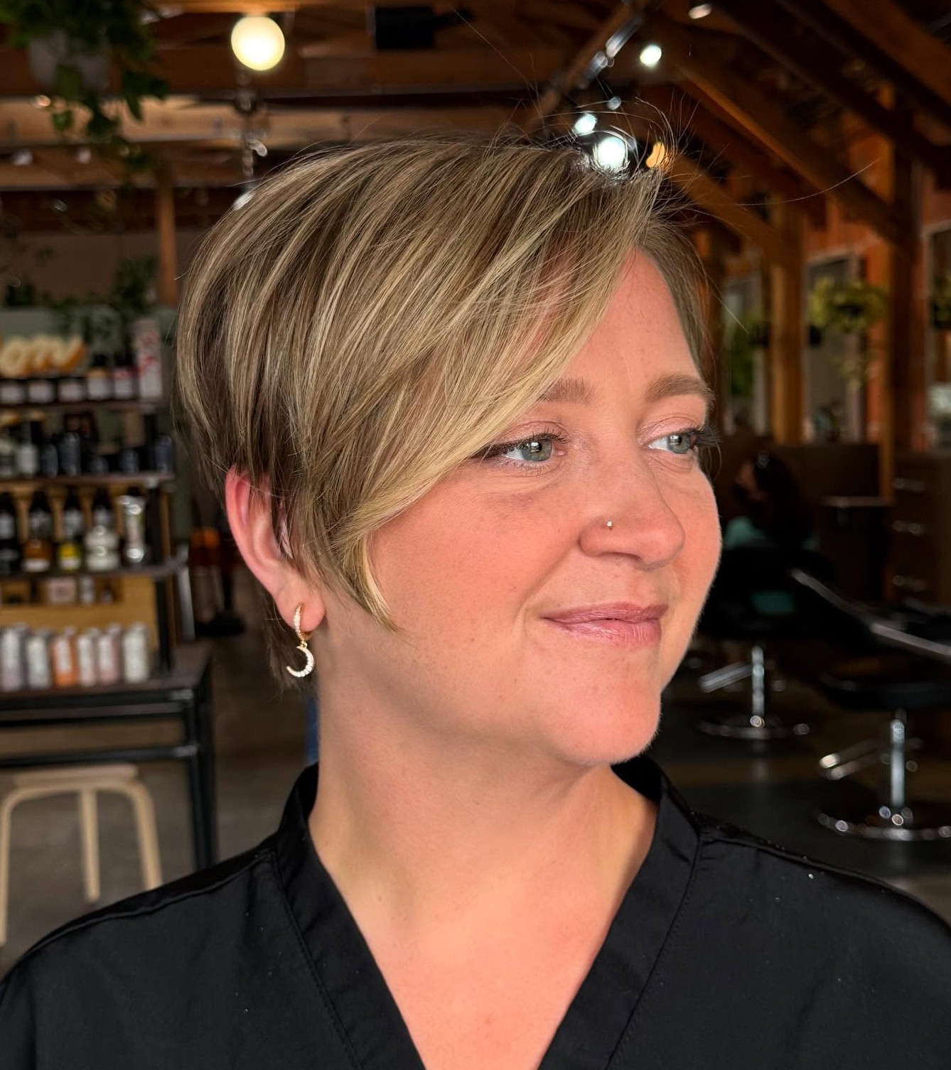 Soft Side Sweep with Ear-Length Sideburns