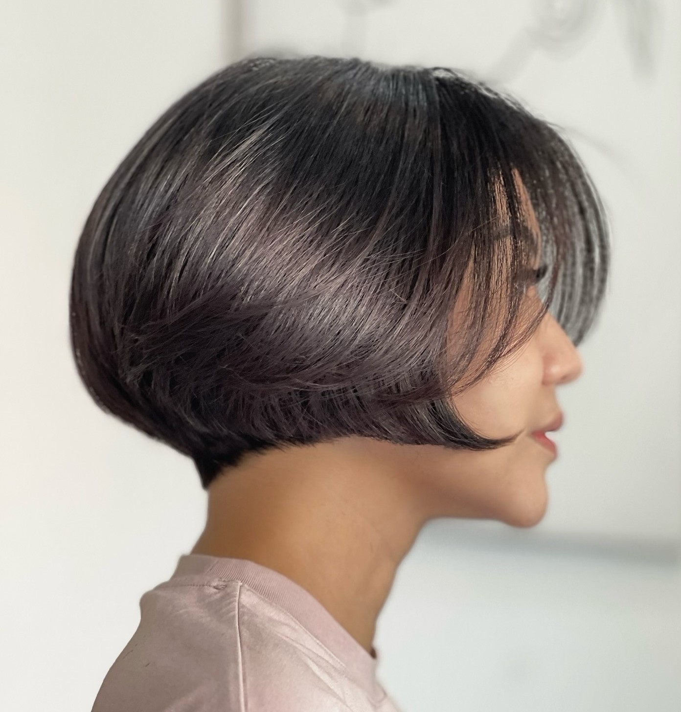 Chin-Length And Short Bobs For Thick Hair
