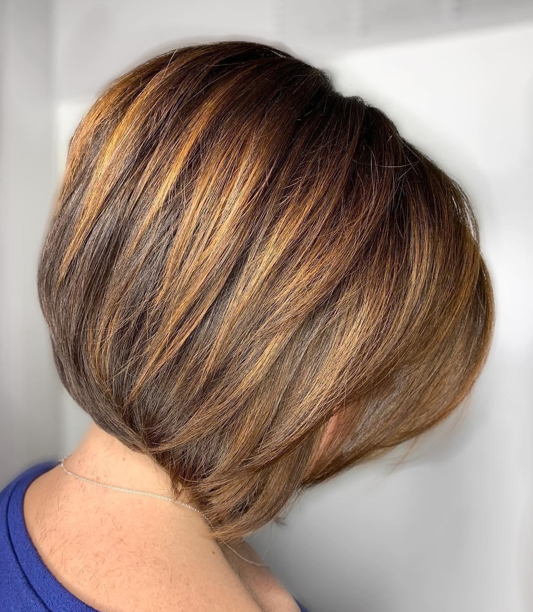 Best Stacked Bob Haircuts for Older Women over 50