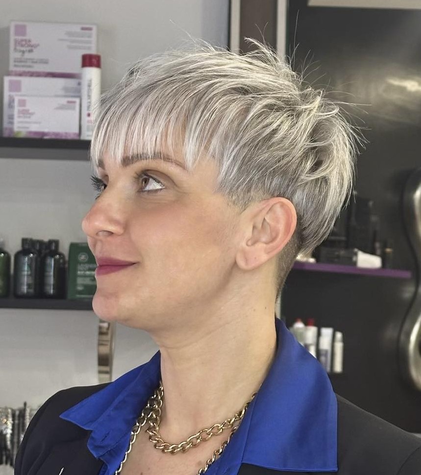 Full Blunt Fringe with Undercut