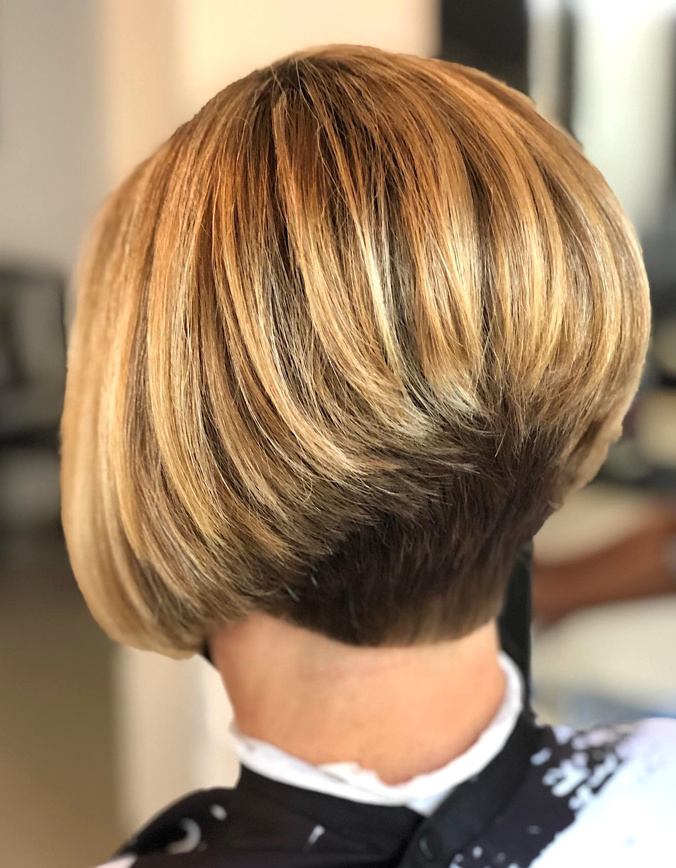 Classic Short Stacked Bob Haircut for Women