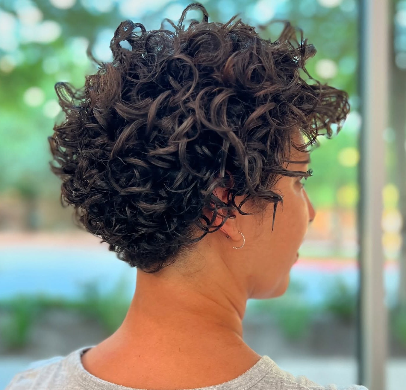 Curly Pixie with Defined Ringlets