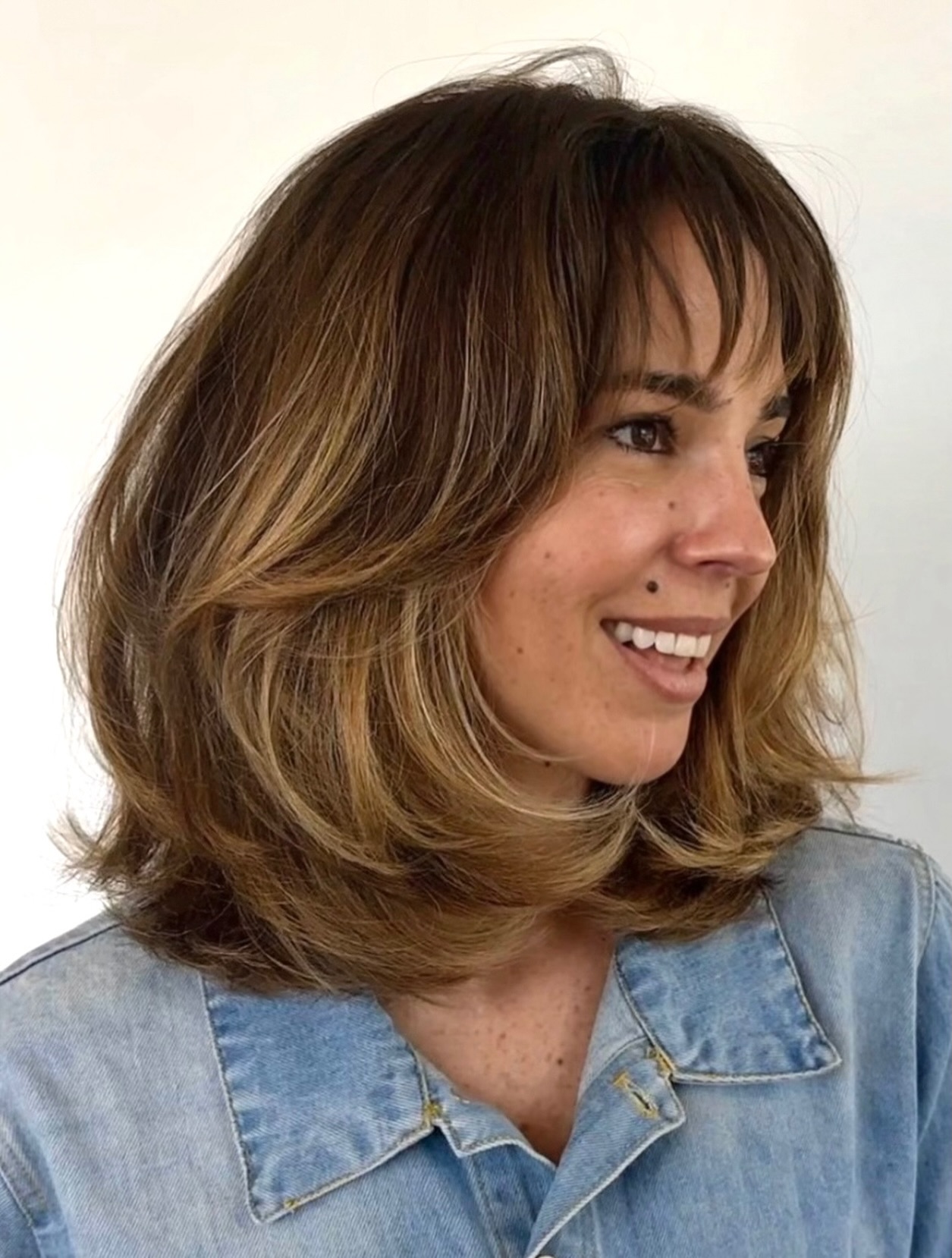 Long Bob Haircuts with Bangs Ideas