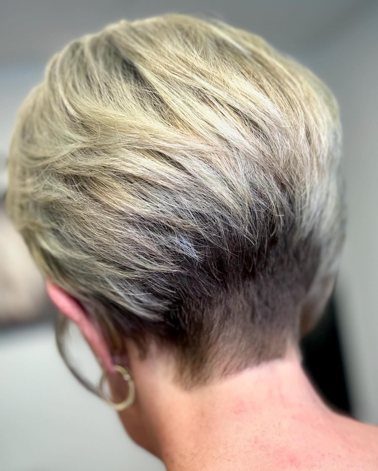 Stacked And Graduated Short Bobs