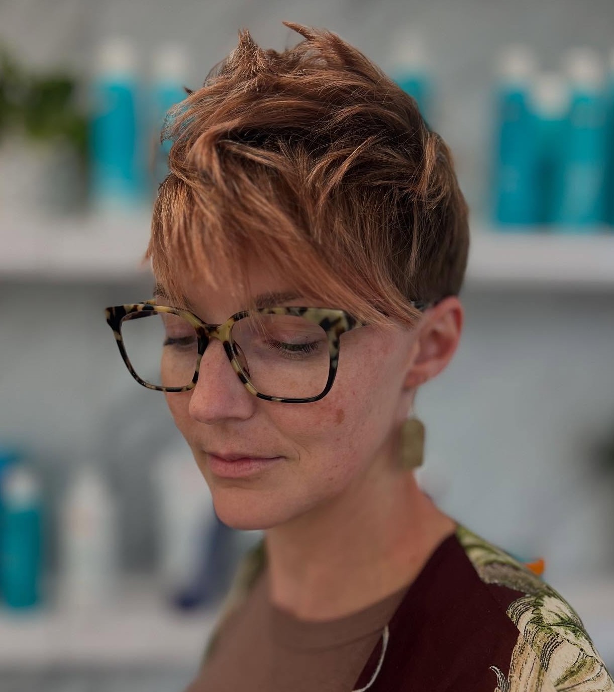 Spiky Long Pixie with Product Hold