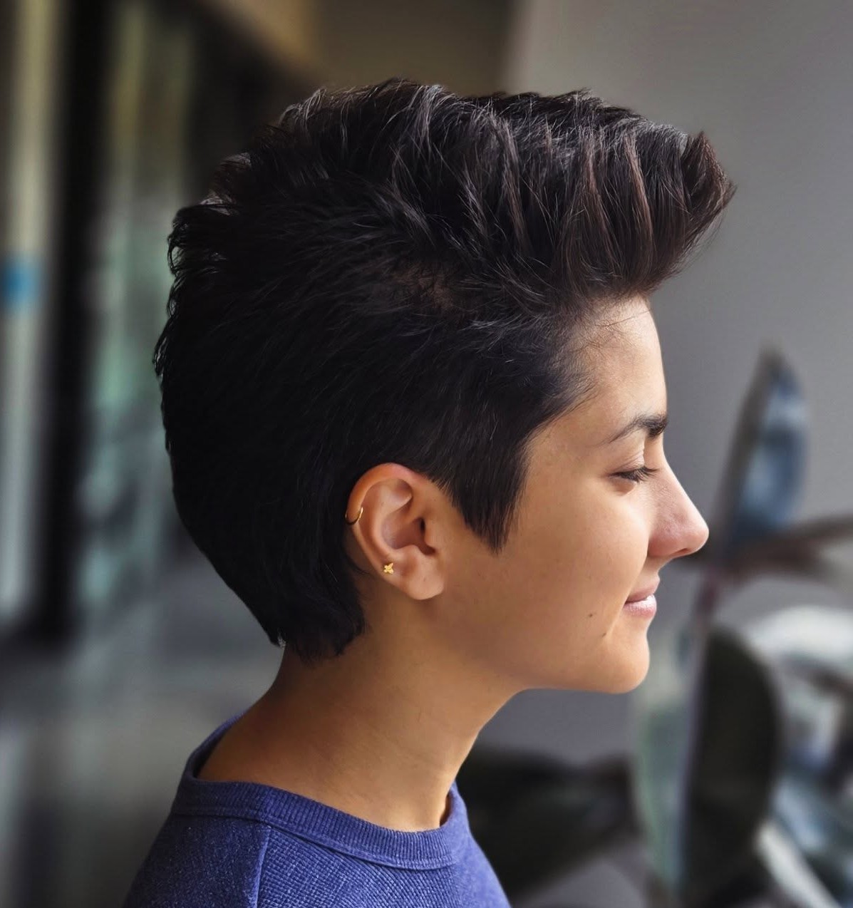 Faux Hawk Long Pixie