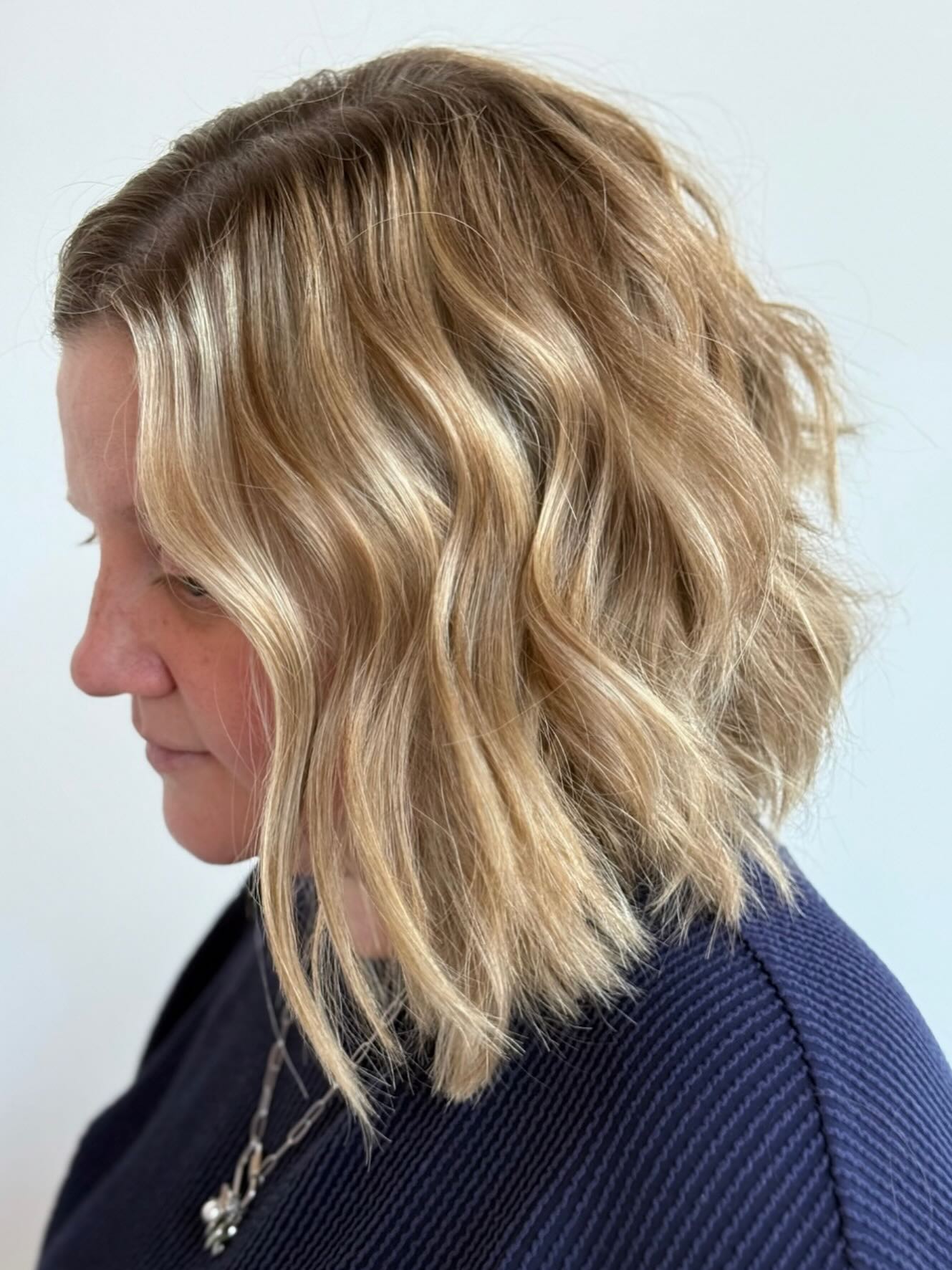 Medium-Length Stacked Bob Hairstyle