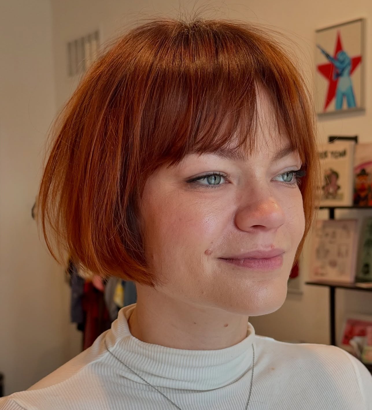 Short Bobs With Bangs
