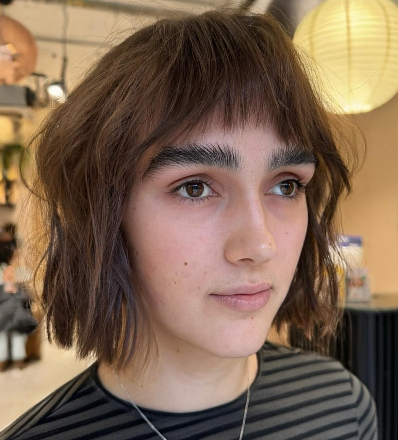 Choppy Bobs with Bangs