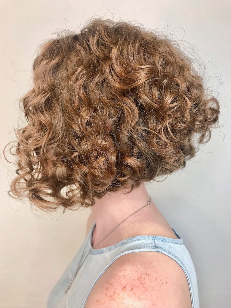 Curly Deva Cut and Rezo Cut Bob Hairstyles for Natural Curls