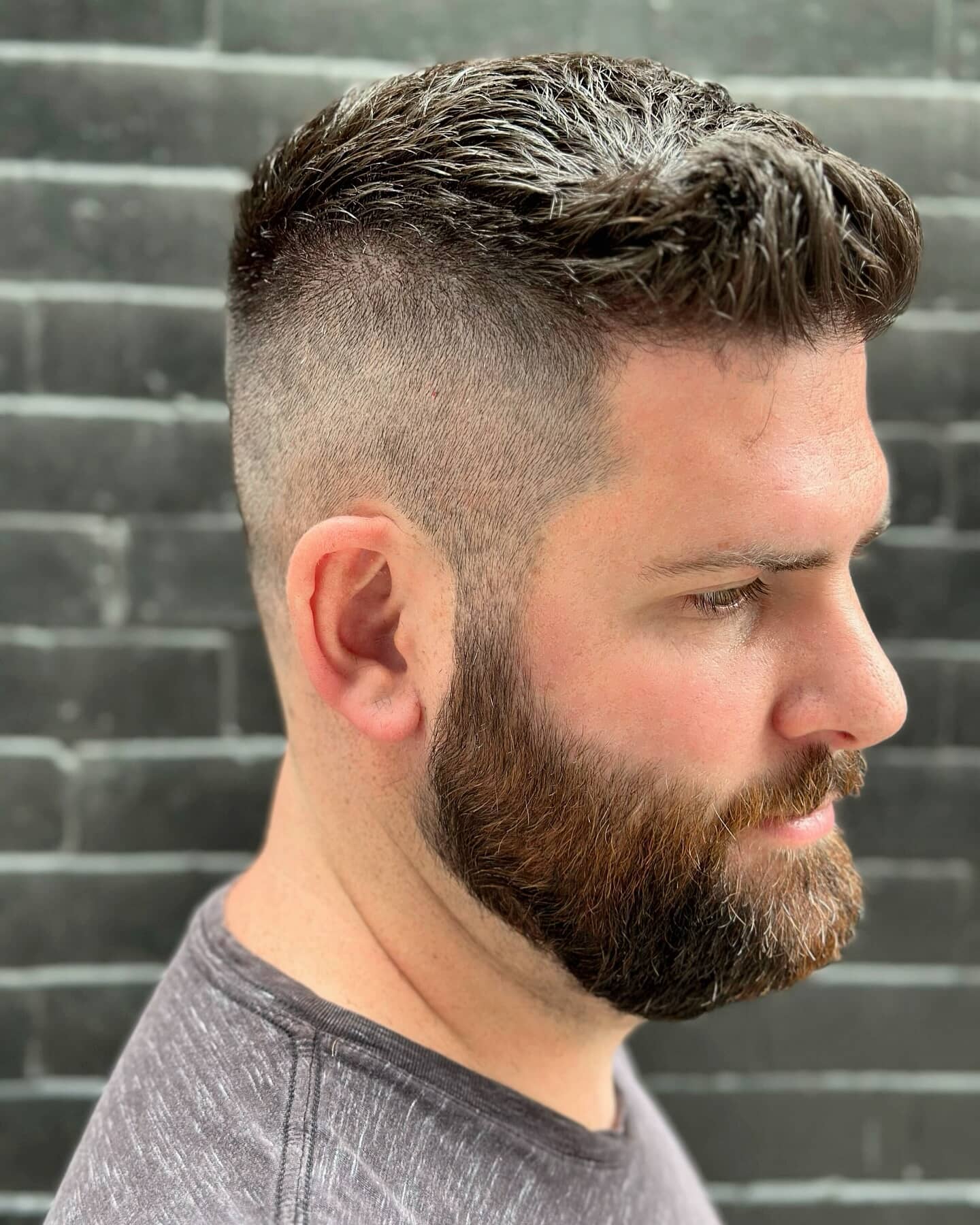 Skin Taper Fade with Textured Crop