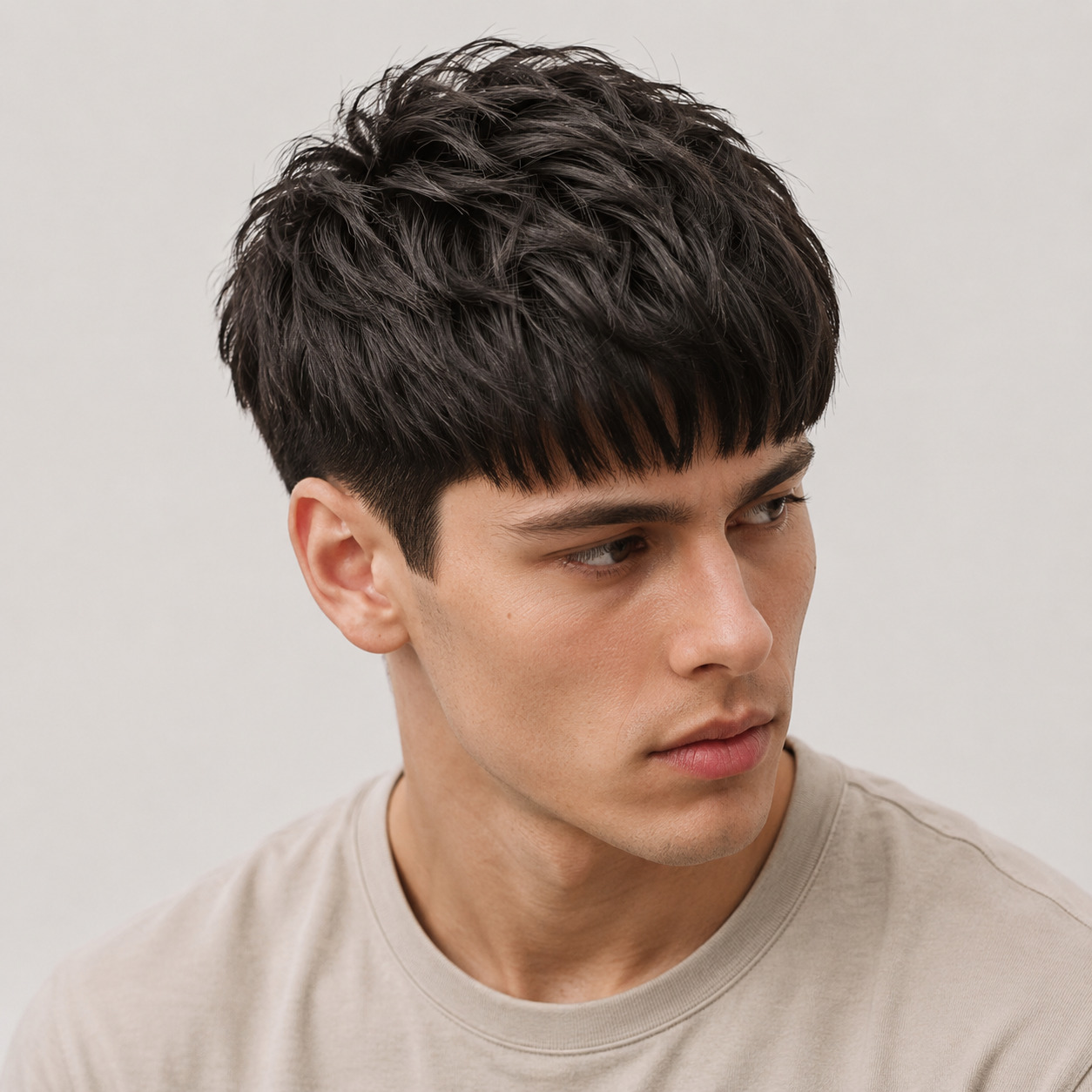 Bowl Cut Men Worst Face Shapes and Hair Textures