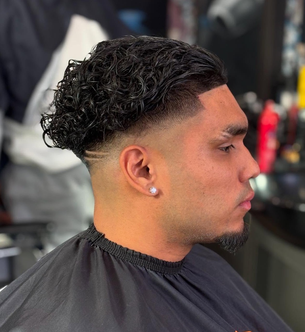 Taper Fade on Wavy 2C Hair