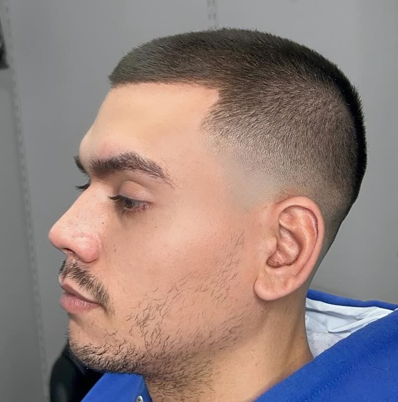 High Taper with Short Stubble