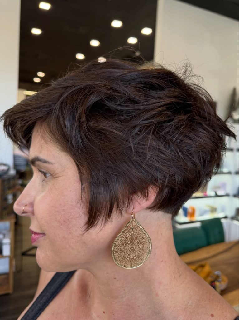 Trimming the Nape Area During a Pixie Cut Grow-Out Appointment - How Often