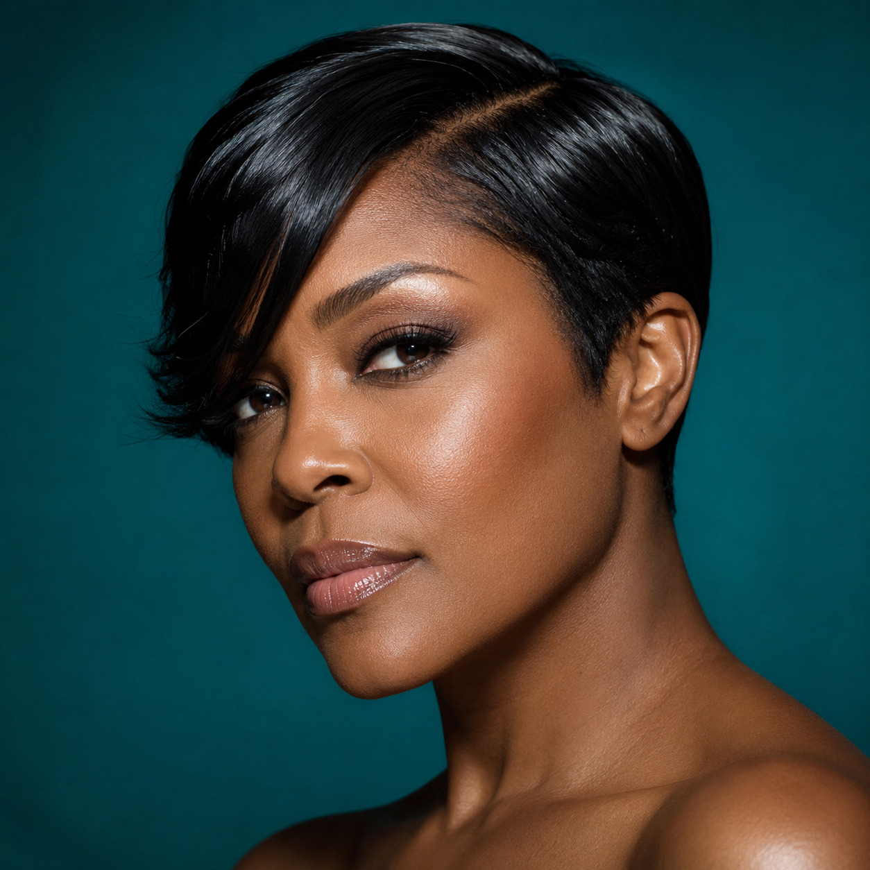 Relaxed And Sleek Pixie Cuts