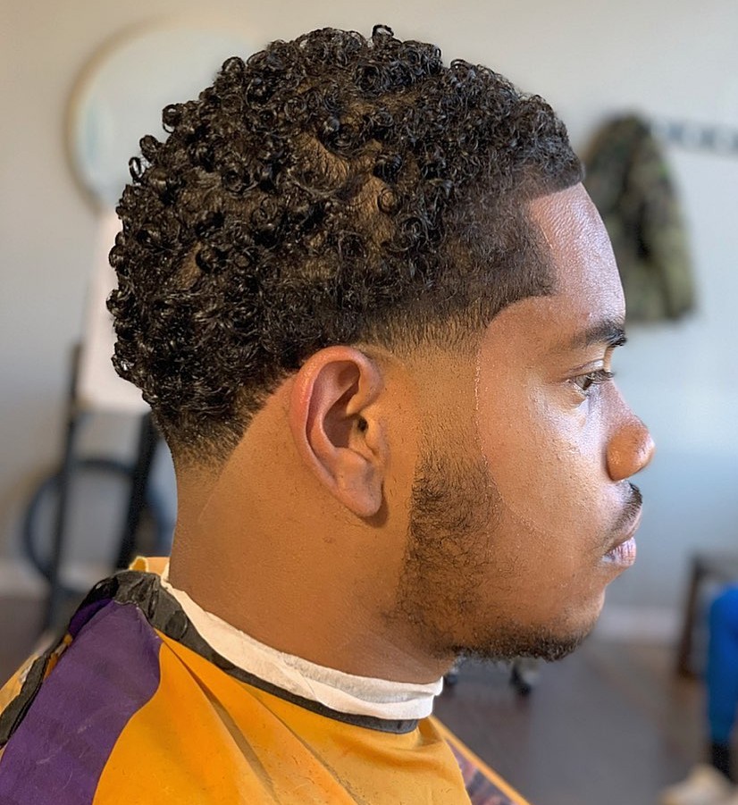 Low Taper on Coarse 4A Curls