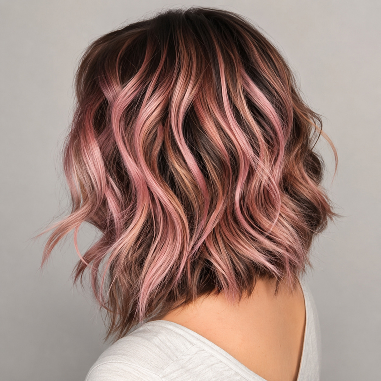 Rose Gold Hair Color Placement And Dyeing Techniques