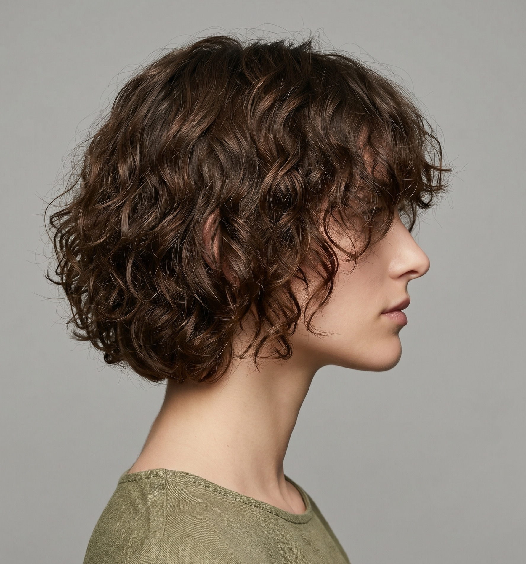 Short Wavy Bob Haircut For 2B Wavy Hair