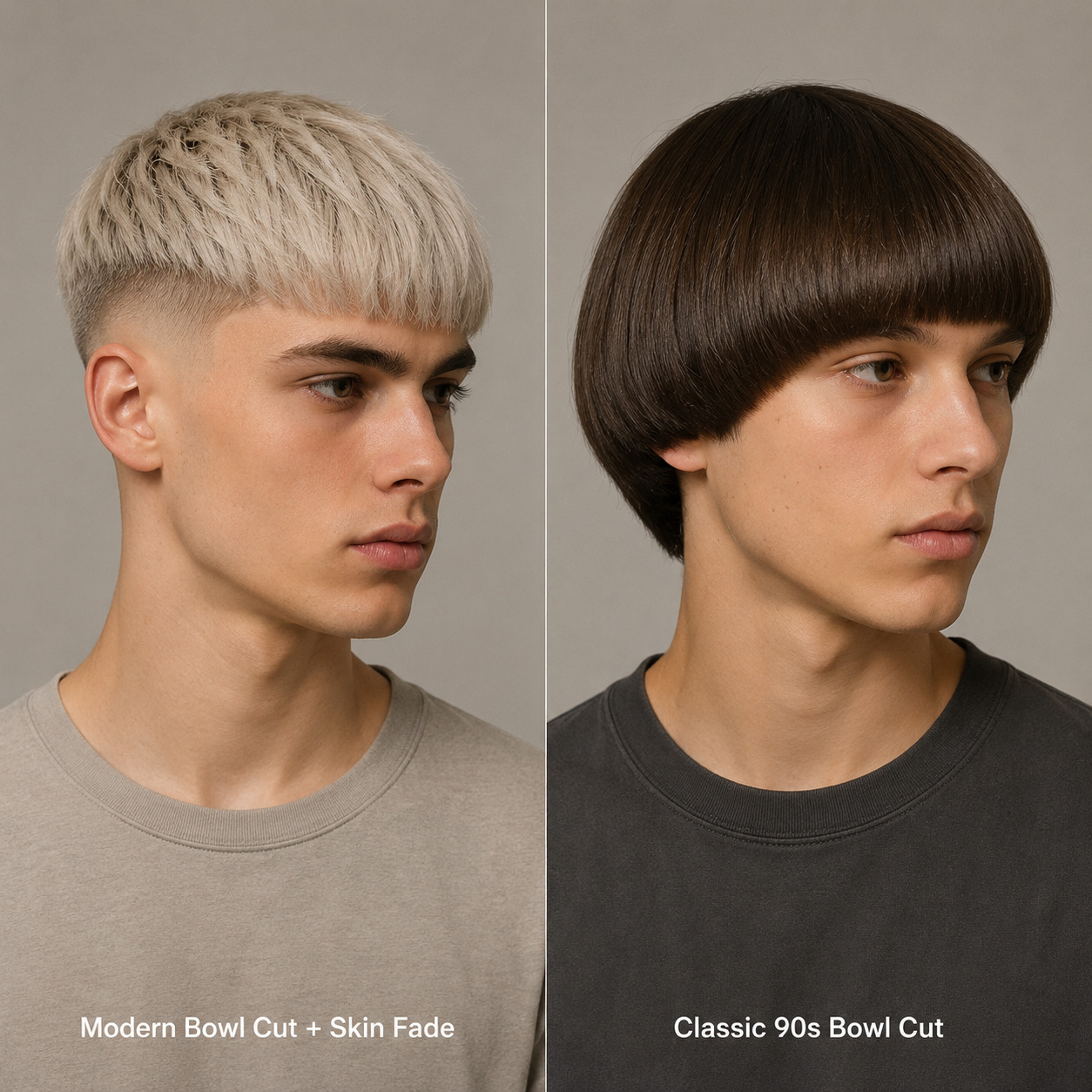What Is a Modern Bowl Cut and Its Comparison With Old Fashioned Bowl Cut Men