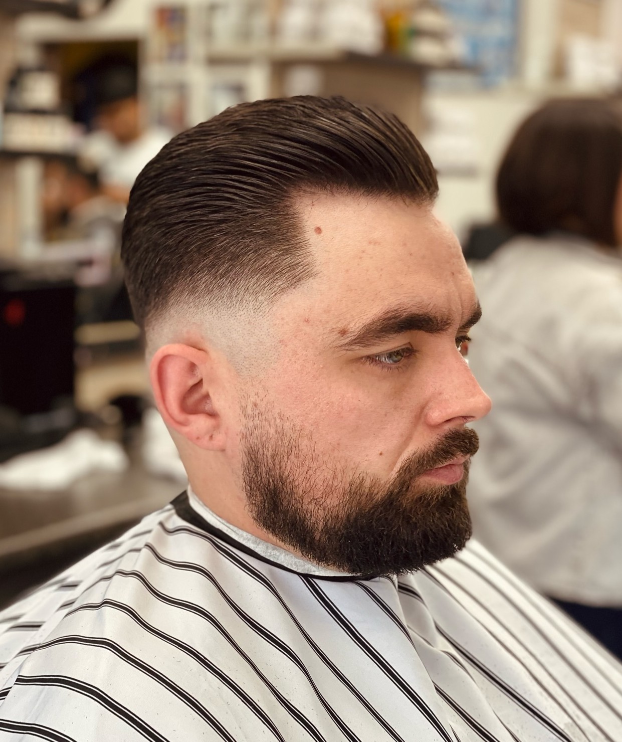 Slick Back with High Taper