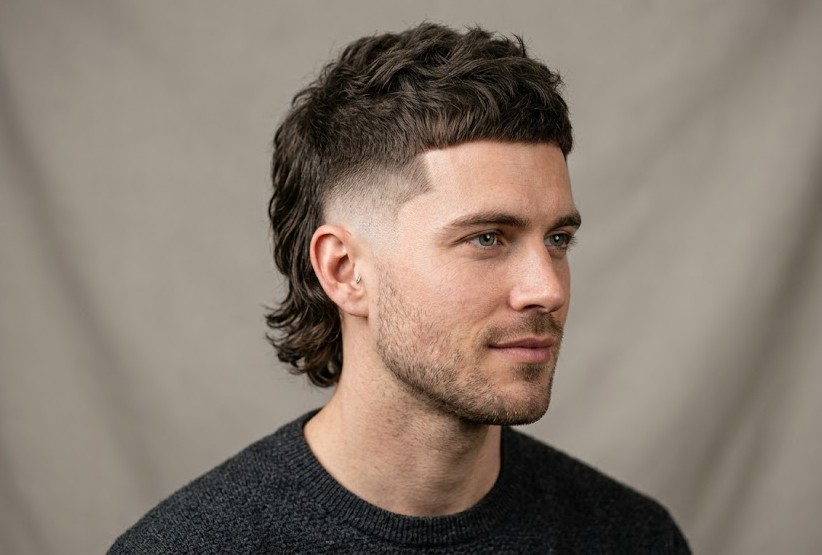 Modern Mullet Fade Style
