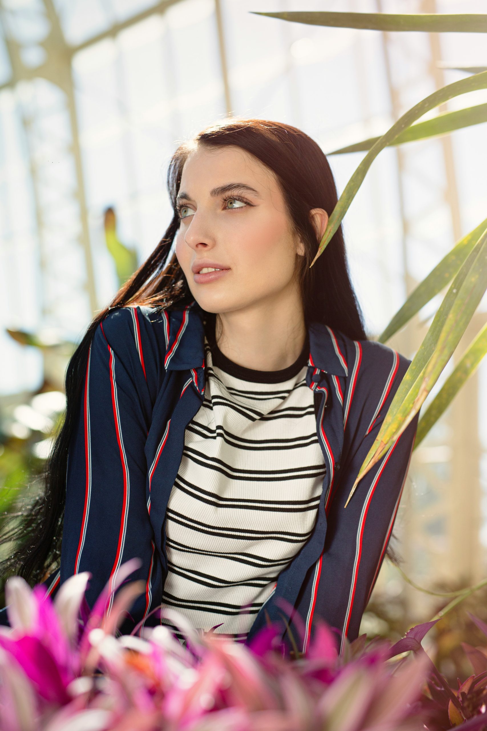 Pink Highlights Woven Through Dark Hair From Subtle Streaks to Bold Pops