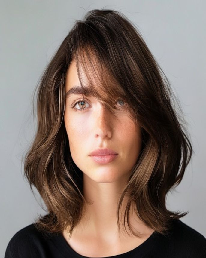 Long One-Length 2C Waves with Hidden Internal Layers on Thick Brunette Hair