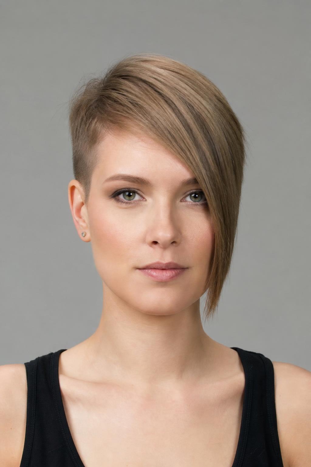 Jaw-Length Disconnected Fringe Over a Clippered Undercut Pixie