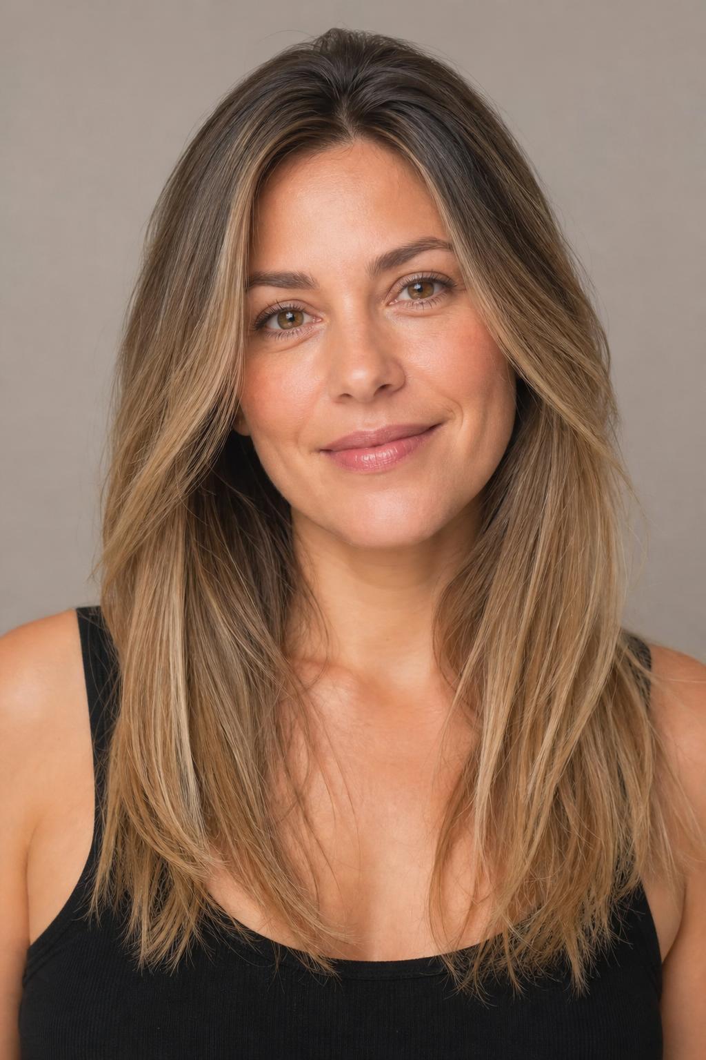 Lived-In Boho Blonde Balayage with Soft Golden Lengths on Long Straight Hair