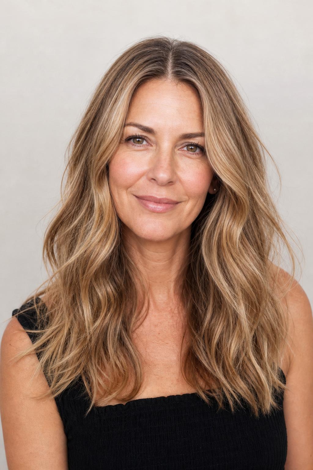 Even Boho Blonde on Previously Colored Hair with Soft Sun-Kissed Blend