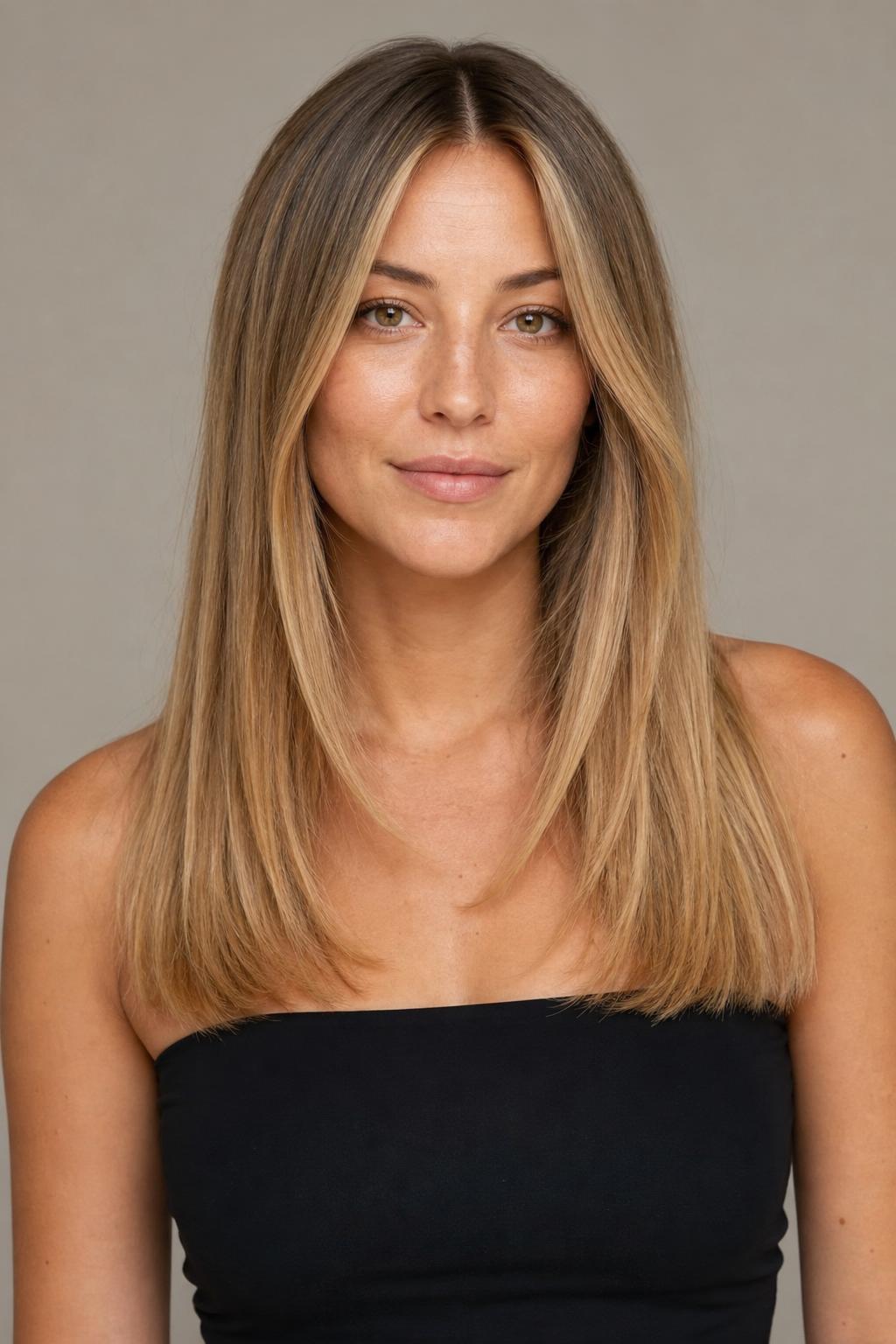 Boho Blonde with Warm Golden Root Melt and Bright Lengths on Long Hair