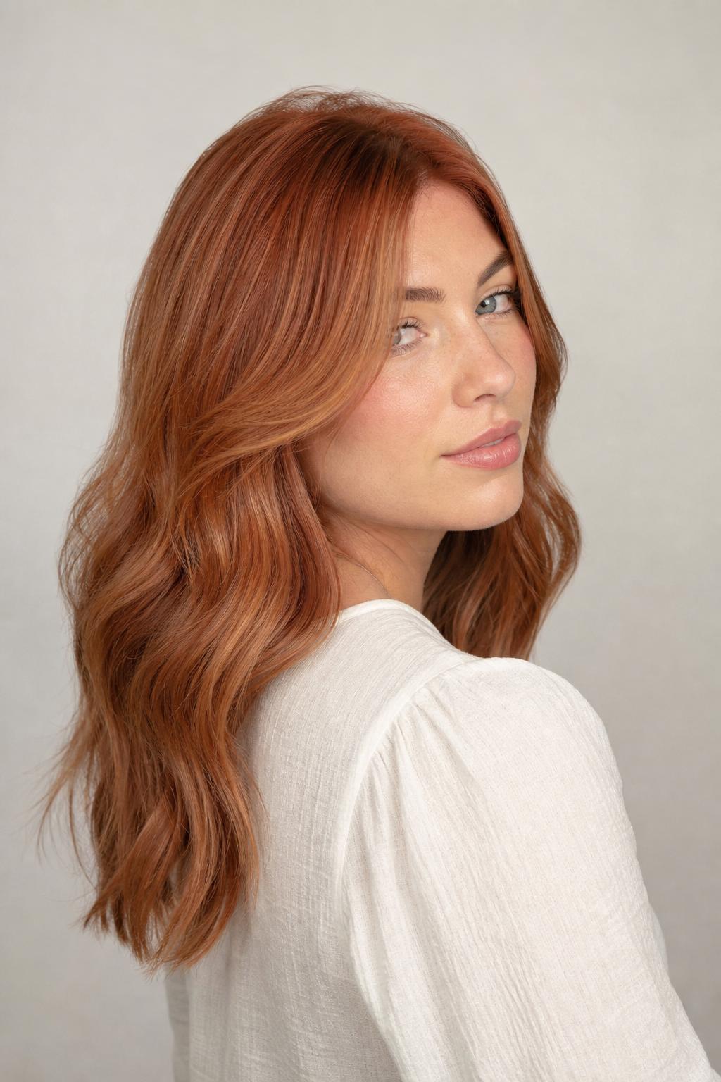 Low-Contrast Cowboy Copper Color Melt with Seamless Dimension