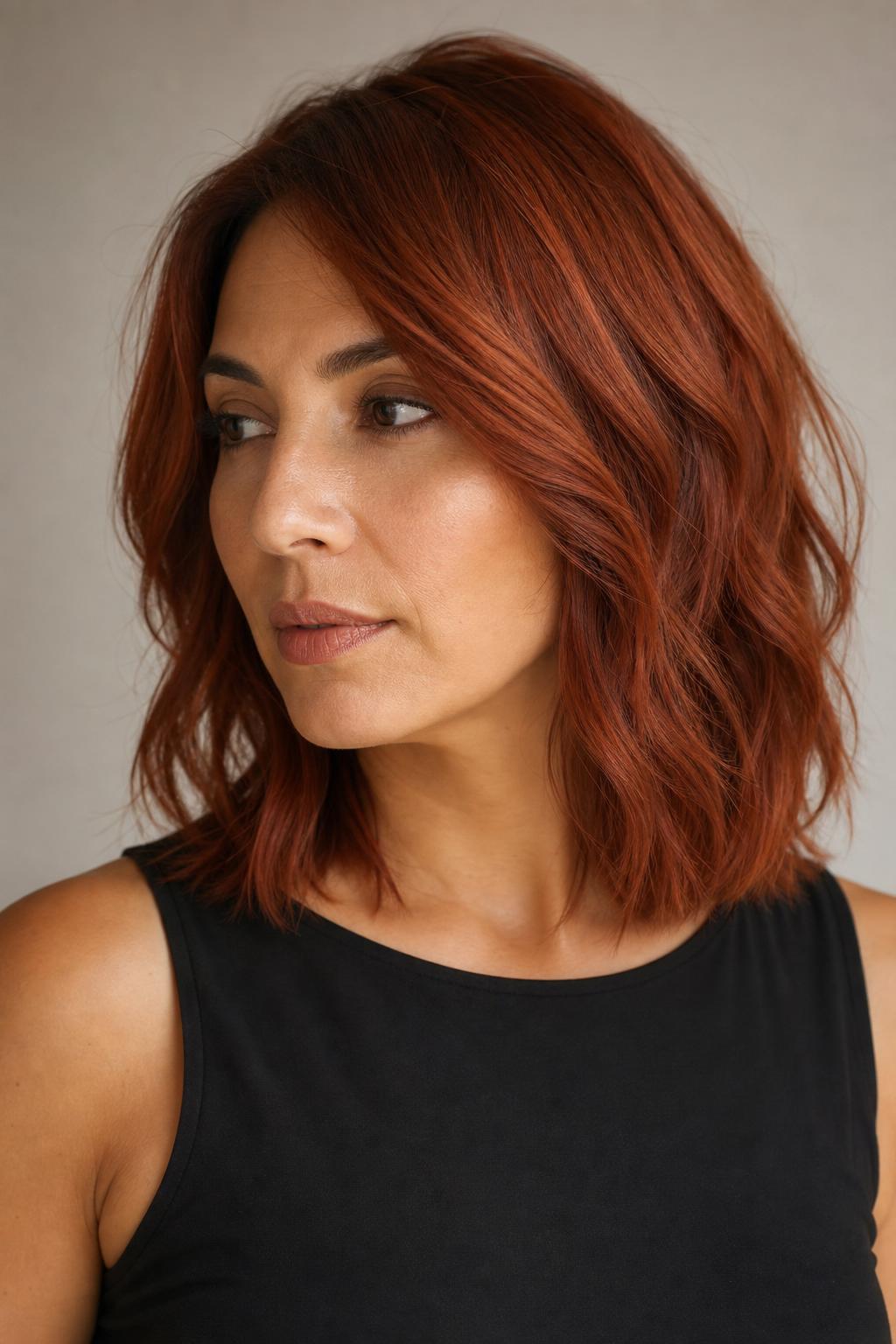 Spicy Paprika Cowboy Copper Flattering Olive Skin Tones