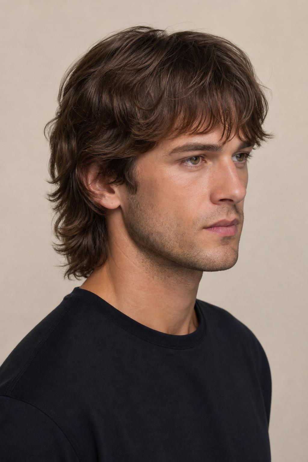 Soft Layered Modern Mullet