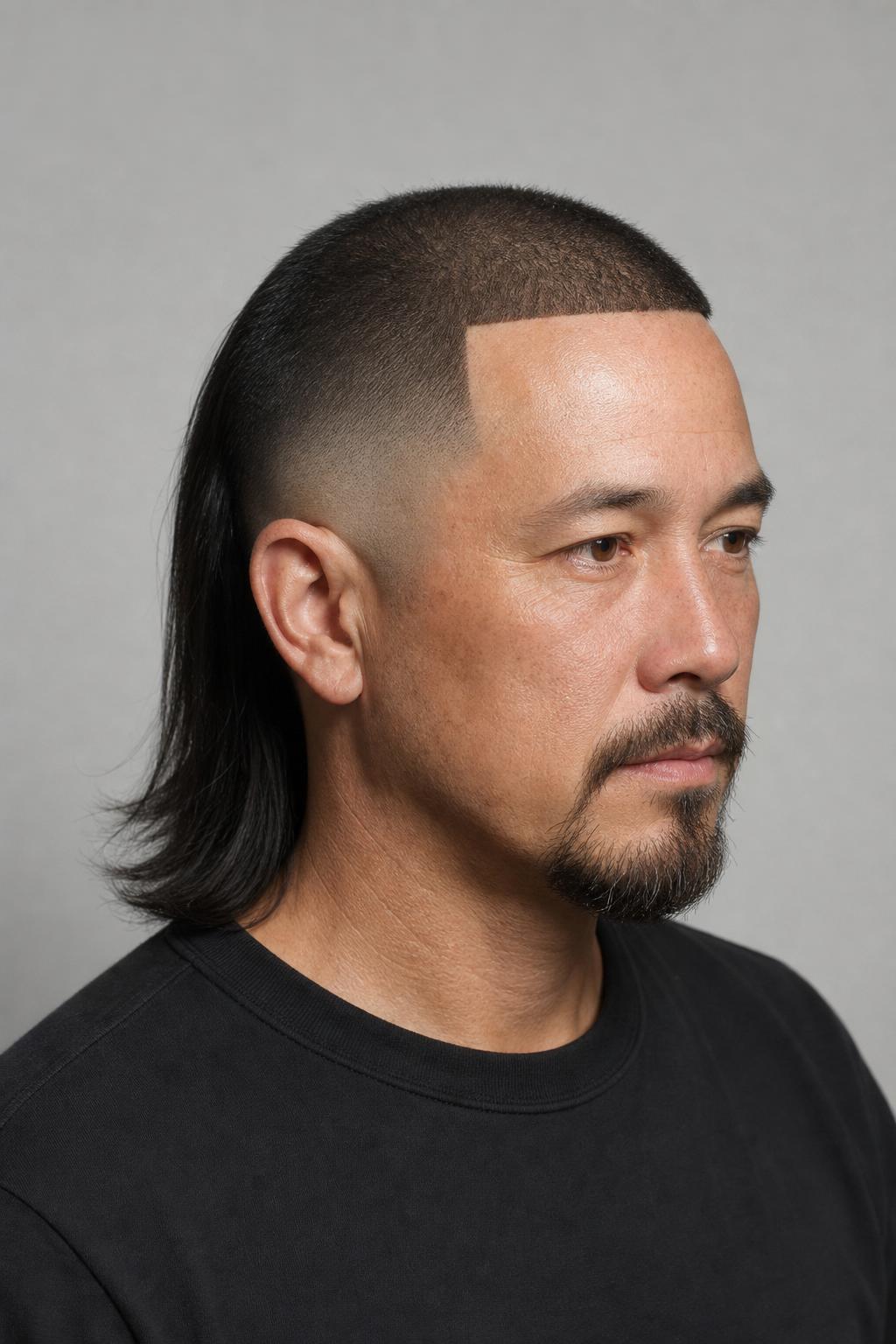 Skullet Worn with a Naturally Balding Crown