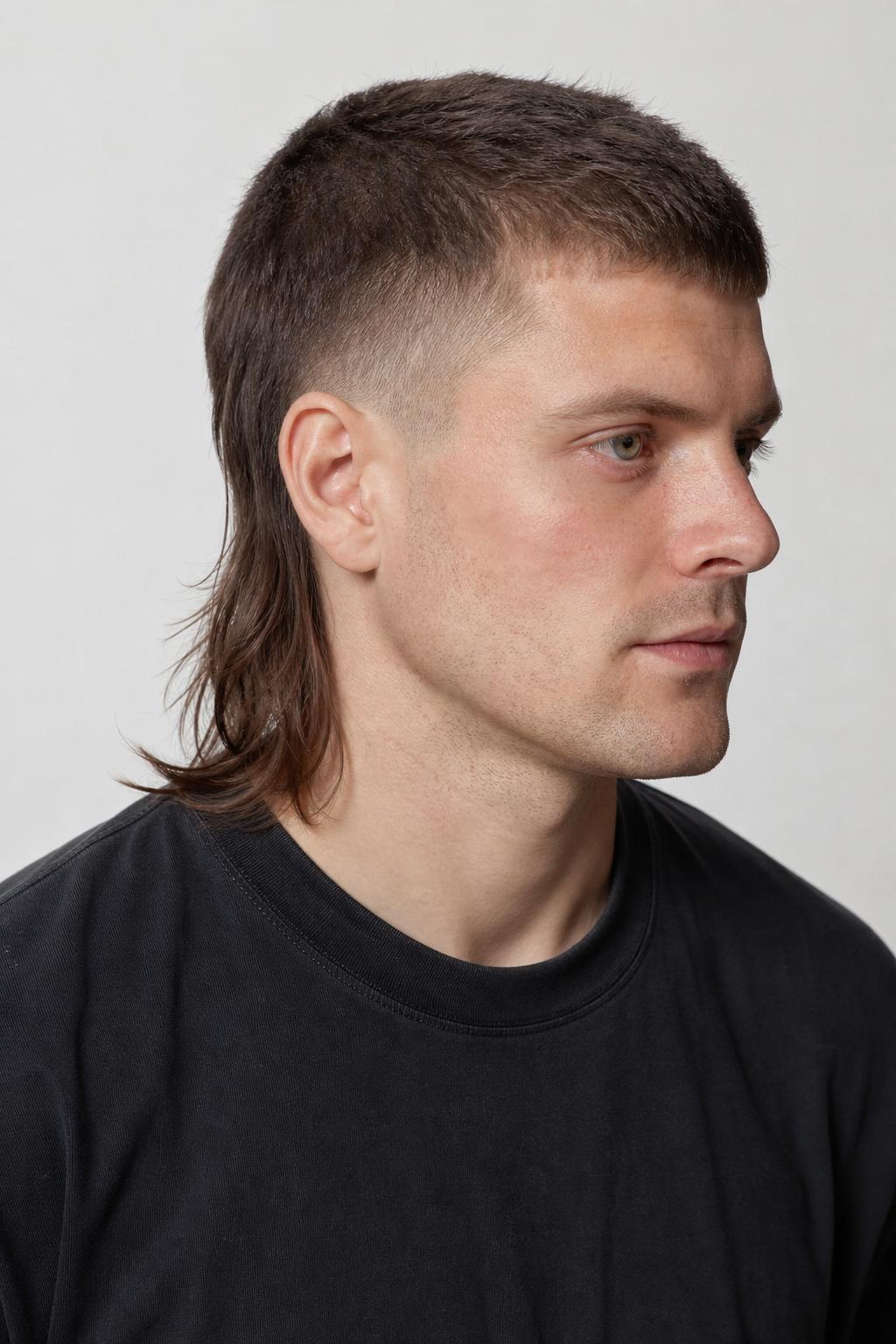 Low Fade Skullet with Fuller Sides