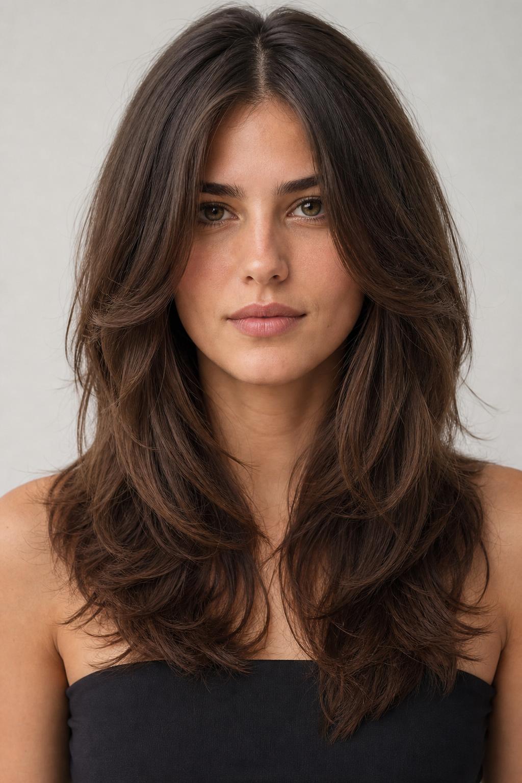 Long Layered Cut with Face-Framing Pieces
