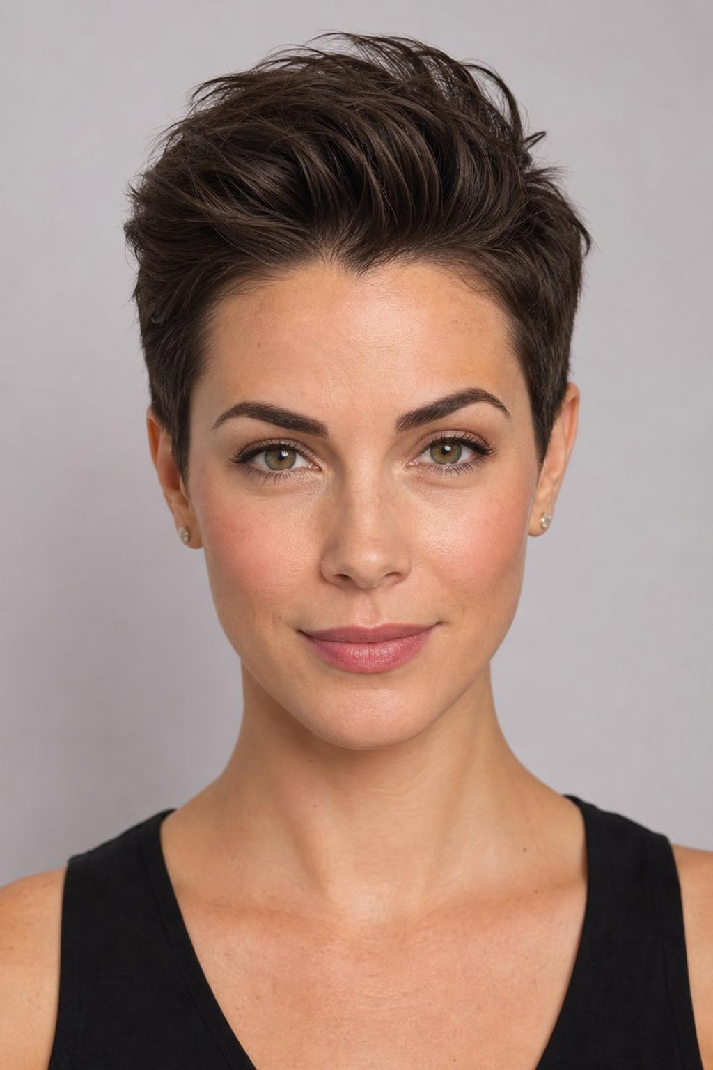 Pixie Cut with a Longer Front Section