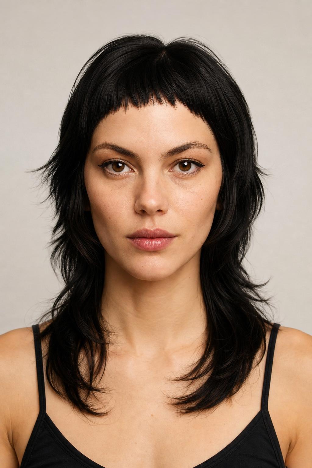 Wolf Cut with True Micro Bangs