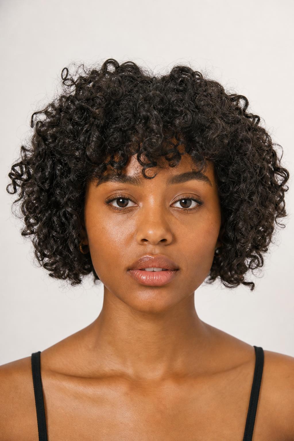 Curly Shag Bob with Separated Piecey Curl Clumps
