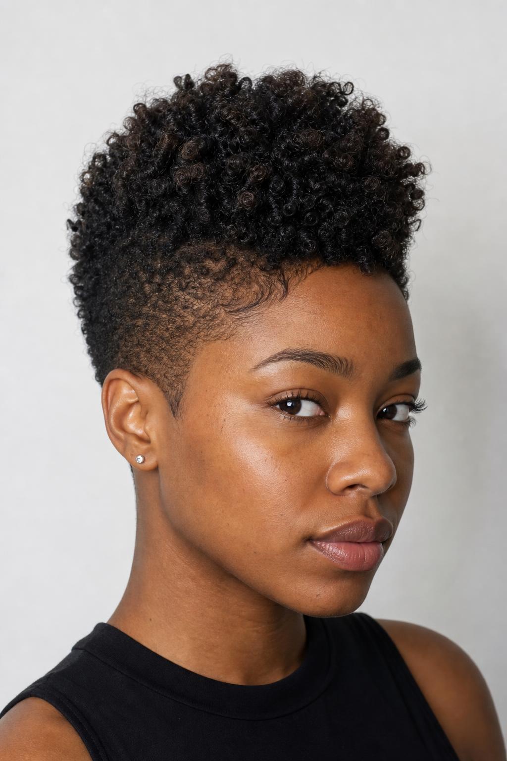 Frohawk with a Full Center Strip and Tapered Sides