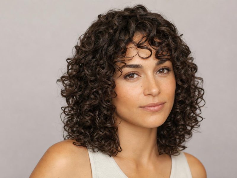 Air-Dried Curls Left Smooth and Fully Defined