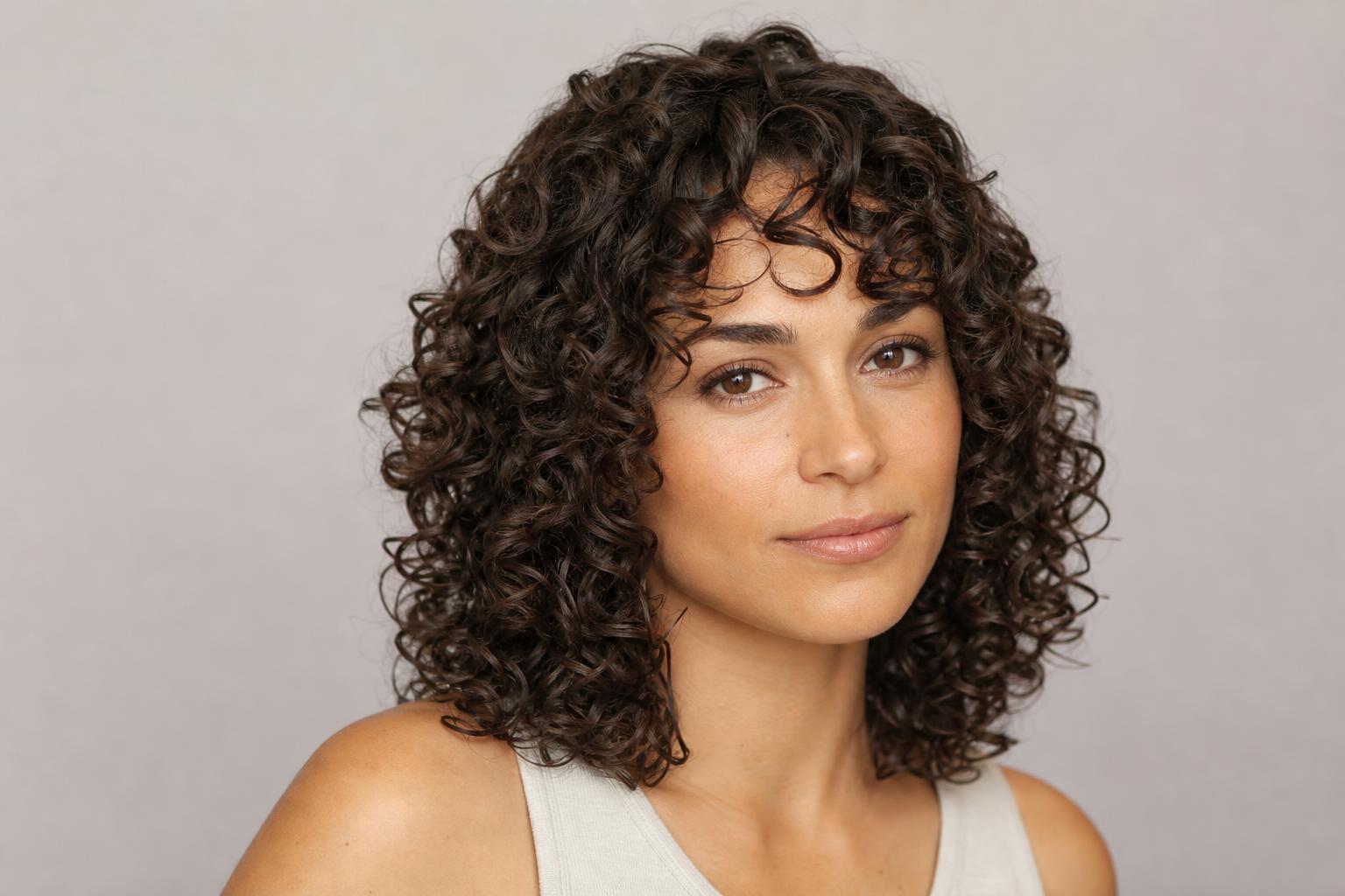 Air-Dried Curls Left Smooth and Fully Defined