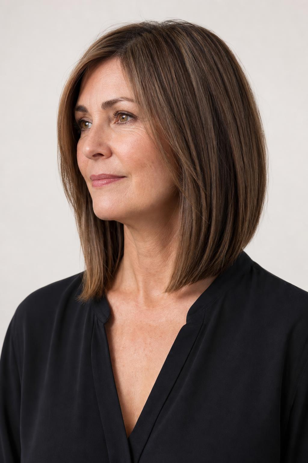 Angled Lob with the Front Roughly an Inch Longer than the Back