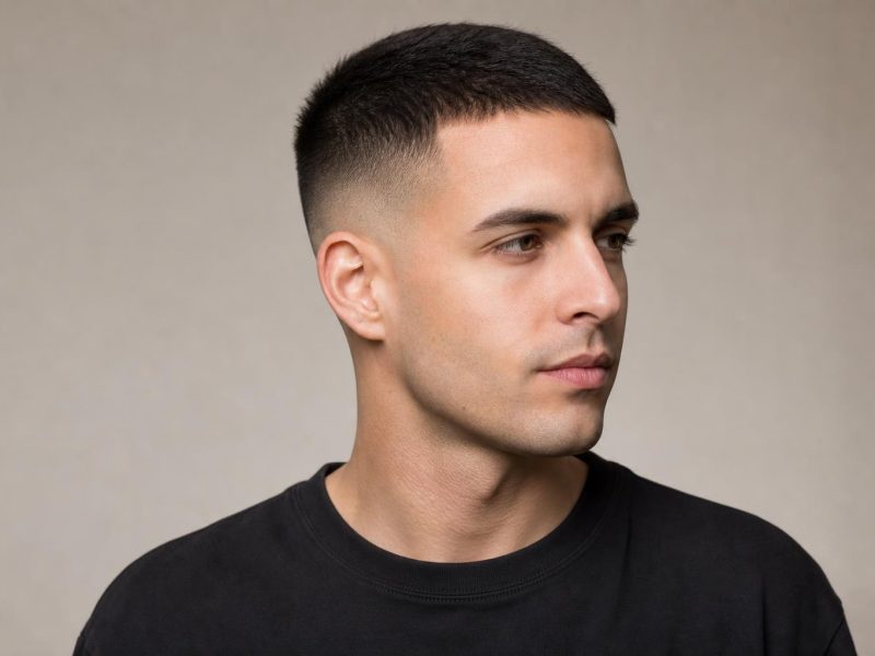 Bald Fade Taken Down to Bare Skin at the Sides